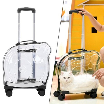 Walizka na kółkach Torba dla psów i kotów Walizka