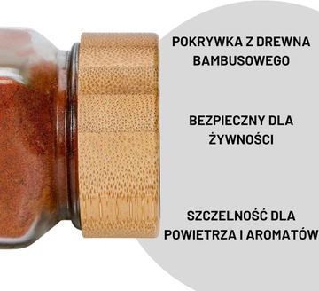 КОНТЕЙНЕРЫ ДЛЯ СПЕЦИЙ, СТЕКЛЯННЫЕ БАНКИ, НАКЛЕЙКИ + БАМБУКОВЫЕ ЭТИКЕТКИ, 36 ШТ.