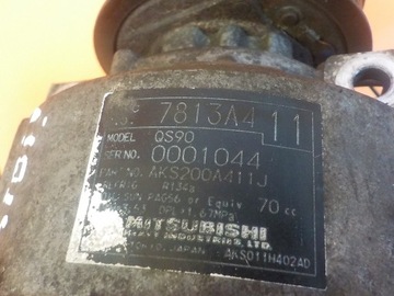 ASX LANCER 1.8 DID 12R 150KM 4N13 KOMPRESOR KLIMATIZACE 7813A411 QS90