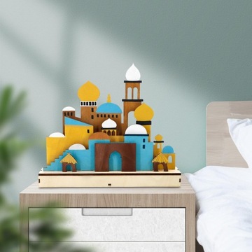 Ид ремесла ночник исламский декор стола украшения Рамадан стиль Б