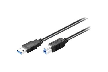 Кабель USB 3.0 Superspeed, черный 0,5 м