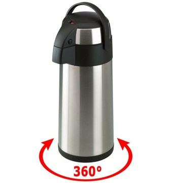 Termos na napoje Axentia Airpot 3 l srebrny