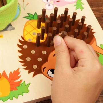 Игра «Ежик учится считать» для детей с доской «Ежик»