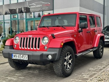 Jeep Wrangler III Unlimited Facelifting 3.6 V6 286KM 2015 Jeep Wrangler SAHARA UNLIMITED. Polska. Bezwypadek