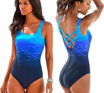 JEDNOCZĘŚCIOWY KOSTIUM KĄPIELOWY MONOKINI BOHO