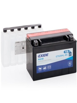 Akumulator motocyklow Exide ETX20HL-BS, YTX20HL-BS