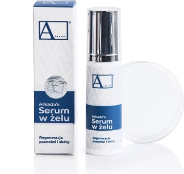 ARKADA SERUM W ŻELU kolagenowe regenerujące paznokcie i skórę