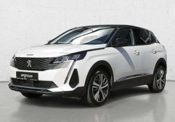 Peugeot 3008 II Crossover Facelifting  1.2 PureTech 130KM 2022 Peugeot 3008 3008 Allure Pack Doposazony Wzorowy Perla Gwarancja ASO FV23