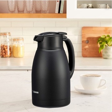 Черный стальной термокувшин Zojirushi 1,5л.