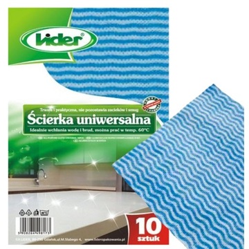 ŚCIERKI ŚCIERECZKI UNIWERSALNE 10SZT ŚCIERKA MIĘKKA CHŁONNA DO SPRZĄTANIA