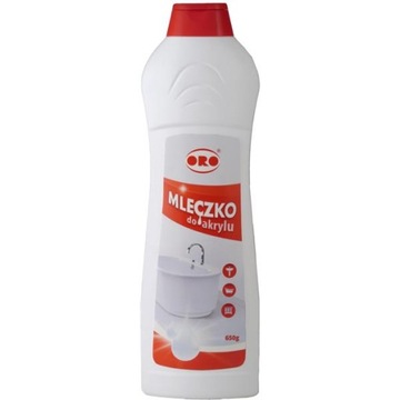 ORO MLECZKO DO CZYSZCZENIA AKRYLU WANNY BLATY 650g