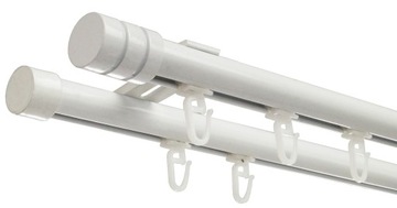 KARNISZ Szyna sufitowa ALUMINIOWA II-TOROWA 19/240