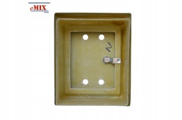 Шкаф клапанный скрытого монтажа 330х280х200, белая рамка