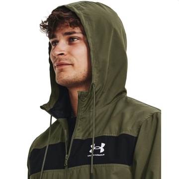 MĘSKA KURTKA TRENINGOWA UNDER ARMOUR WIATRÓWKA Z KAPTUREM L