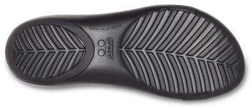 САНДАЛИИ ЖЕНСКИЕ CROCS SERENA ШЛЕПАНЦЫ, ЧЕРНЫЕ, размер 41