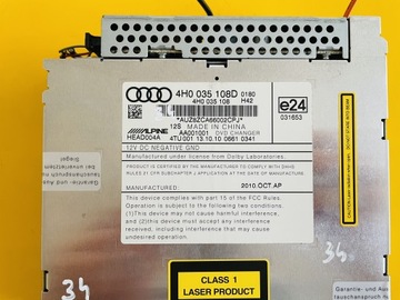 DVD-ЧЕЙНДЖЕР 4H0035108D AUDI A6 C7 A7