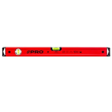 POZIOMNICA POZIOMICA LIBELLA PRO600 MALOWANA CZERWONA 60 CM PRECYZYJNA