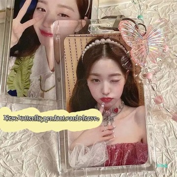 Держатель для фотокарт INS Crystal Butterfly, прозрачная заклепка для фото, 3 дюйма