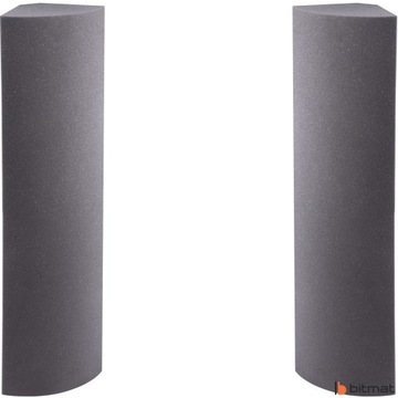 ОВАЛЬНАЯ АКУСТИЧЕСКАЯ БАССОВАЯ ЛОВУШКА 17 X 20 X 100 СМ, четвертькруглый поглотитель