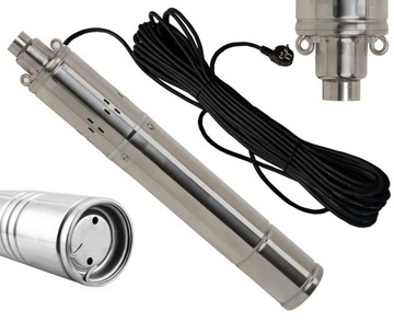 ПОГРУЖНОЙ ВИНТОВОЙ НАСОС ДЛЯ КРУГЛОЙ ВОДЫ 2400 л/ч РУЧКА 4