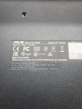 Нижняя часть корпуса Asus R540S