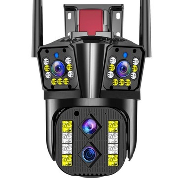 KAMERA IP WIFI SMART ZEWNĘTRZNA OBROTOWA FULL HD 16MP 8K 10X ZOOM Z GŁOŚNIK