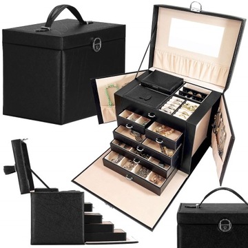 КОРОБКА-ОРГАНИЗАТОР ДЛЯ ЧАСОВ, УКРАШЕНИЙ, КАССЕТА, КОРОБКА, КОРОБКА, БОЛЬШАЯ КОРОБКА