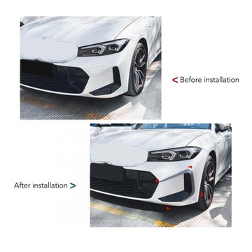 2шт. Передний бампер для губ из АБС-пластика, бампер для губ, нож ветра 51