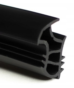 USZCZELKA DO DRZWI METALOWYCH GERDA CZARNA 9 mb