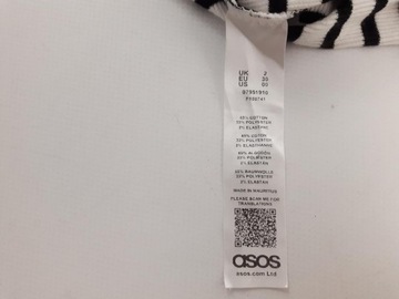 ASOS modna dzianinowa SUKIENKA na lato PASKI _ 30