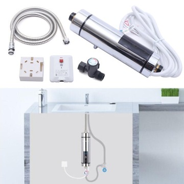 PRZEPŁYWOWY PODGRZEWACZ WODY PRYSZNIC 3500 W LCD
