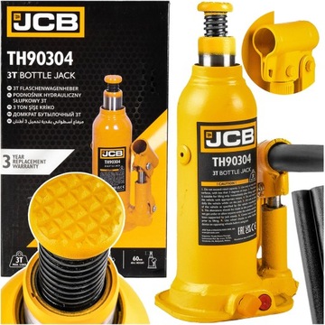 PODNOŚNIK SŁUPKOWY SAMOCHODOWY HYDRAULICZNY LEWAREK ZAWÓR MOCNY 3 TONY JCB