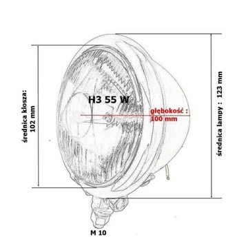 Лампы света для Gmol Honda VT1300CX Fury (15558)