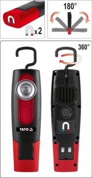YATO LAMPA WARSZTATOWA UV 5W, IP65, IK07 2600MAH
