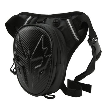 Torba na nogę motocykla PVC matowa saszetka na