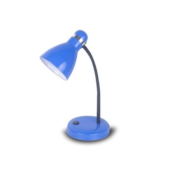LAMPKA BIURKOWA SZKOLNA 1x40W E27 BEN NIEBIESKA