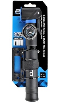 BETO Pompka rowerowa CLD-030PG Uniwersalna AV/FV/DV Manometr 5,5 bar