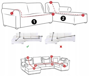 POKROWIEC NA KANAPĘ NAROŻNIK ELASTYCZNY WELUR AKSAMIT 145-185 MUSZTARDOWY