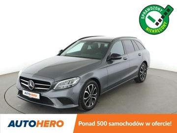 Mercedes Klasa C W205 Kombi Facelifting 2.0 220d 194KM 2019 Mercedes C 220 Avantgarde automat 194KM navi