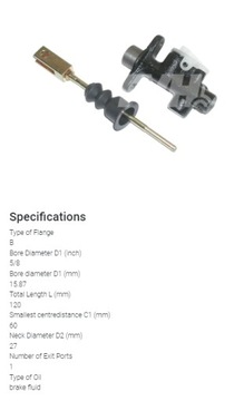 ЦИЛИНДР СЦЕПЛЕНИЯ TOYOTA 7FG/FD