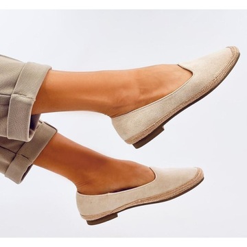 Женские эспадрильи-балерины BALLOT BEIGE 39