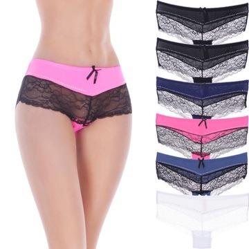 KOMPLET MAJTKI damskie sexy FIGI KORONKA Orirose