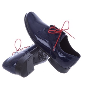 Элегантные формальные туфли для причастия для мальчиков, строгий темно-синий 37