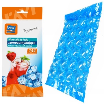 Woreczki Ravi Simple Solutions do lodu 144 kostki