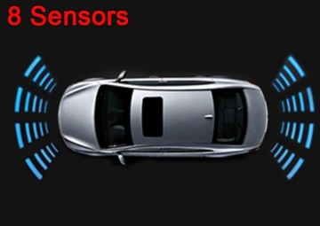 ДАТЧИКИ ПАРКОВКИ СВЕТОДИОДНЫЙ ЖК-дисплей ПЕРЕДНЯЯ ЗАДНЯЯ ЧАСТЬ ИНТЕРЬЕР