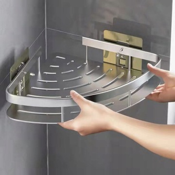BATHROOM SHELF LOFT CORNER FOR SHOWER 2 PCS