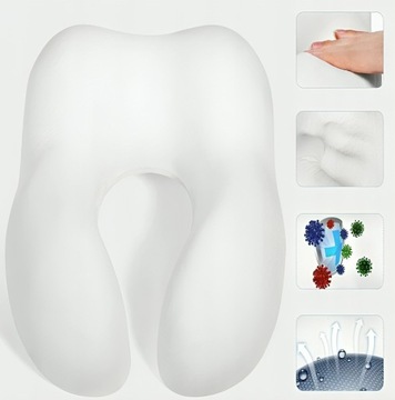 Подушка для путешествий с памятью для шеи, подголовник для автомобиля