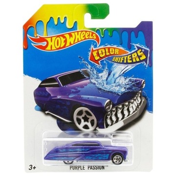 Hot Wheels Zmienia Kolor Purple Passion BHR52