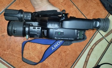 Камера SONY CCD-F555E, интересная комплектация, дефект.