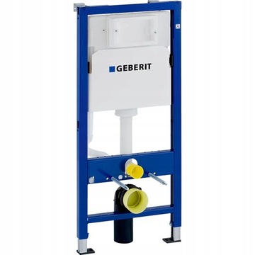 Унитаз GEBERIT DUOFIX BASIC, скрытый каркас, чаша, кнопка, CHROME MAT